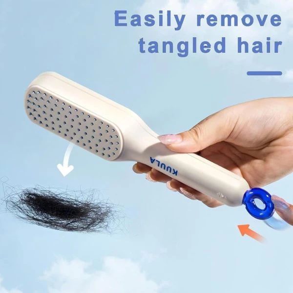 HairGlow Auto-Clean Comb for Adults and Kids