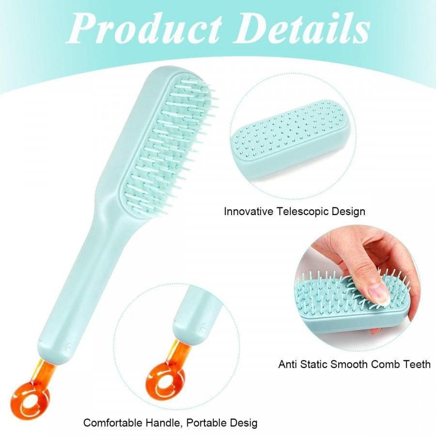 HairGlow Auto-Clean Comb for Adults and Kids