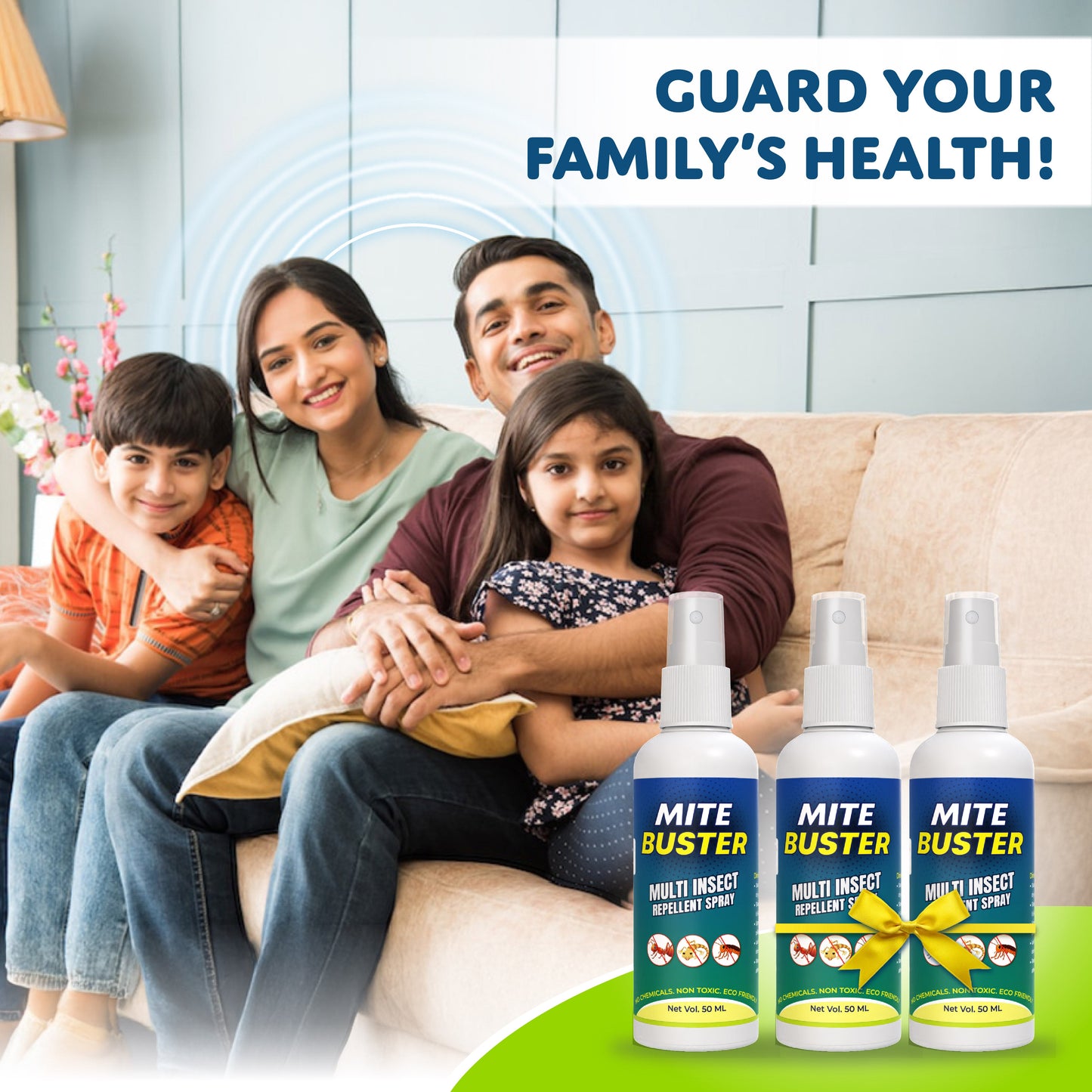 Powerful Mite Removal Spray – Effective Solution for a Clean, Mite-Free Home 🧴 (Buy 1 Get 2 Free)